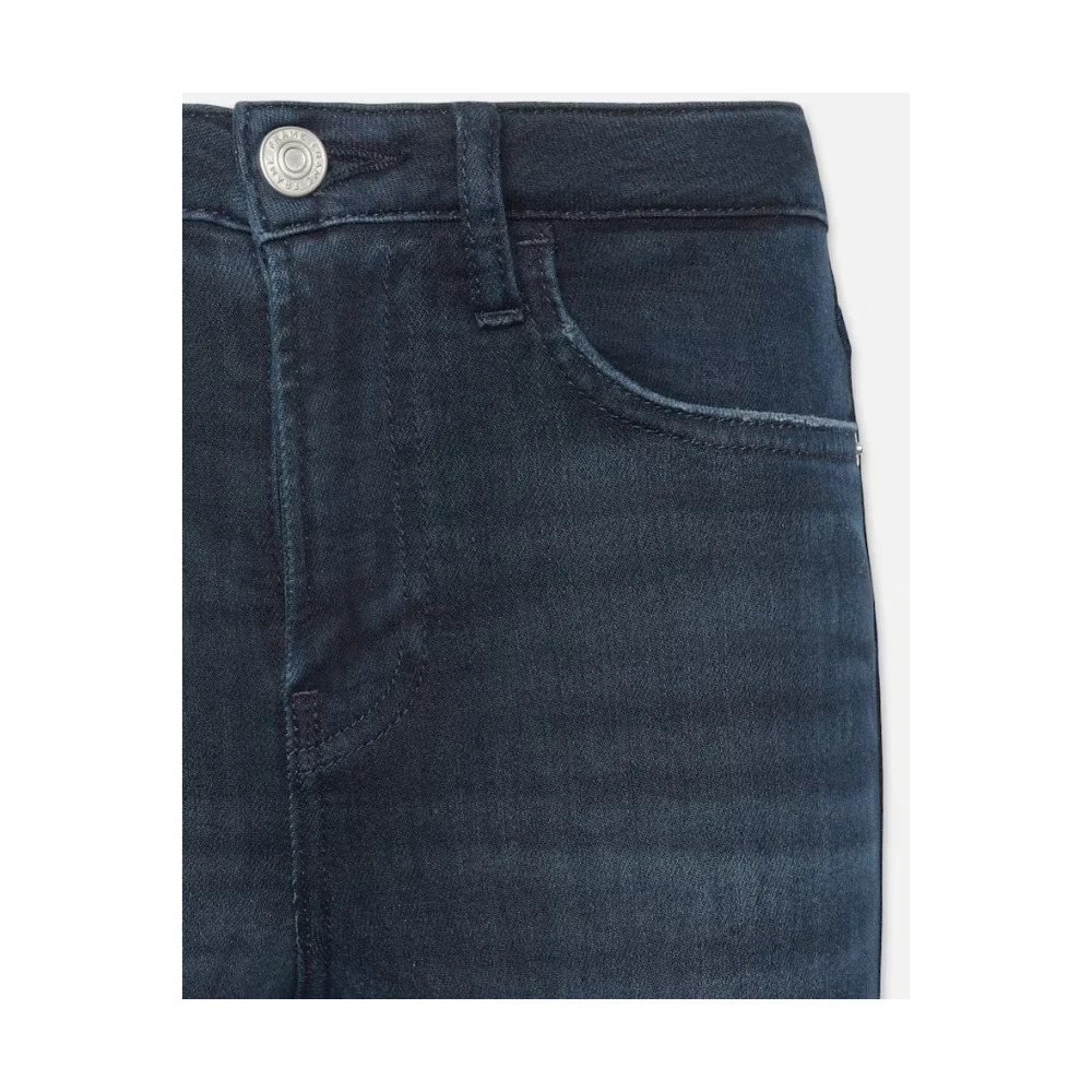 Frame Cropped Boot Cut Jeans met zilveren details Blue Dames