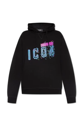 Pixelated Logo Hoodie för Män