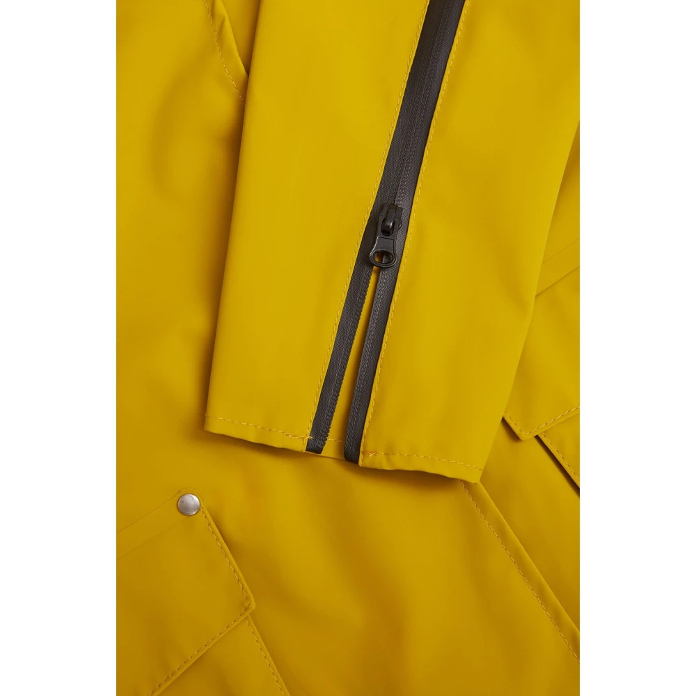Stutterheim Matte Trenchcoat met Modern Design Yellow Dames