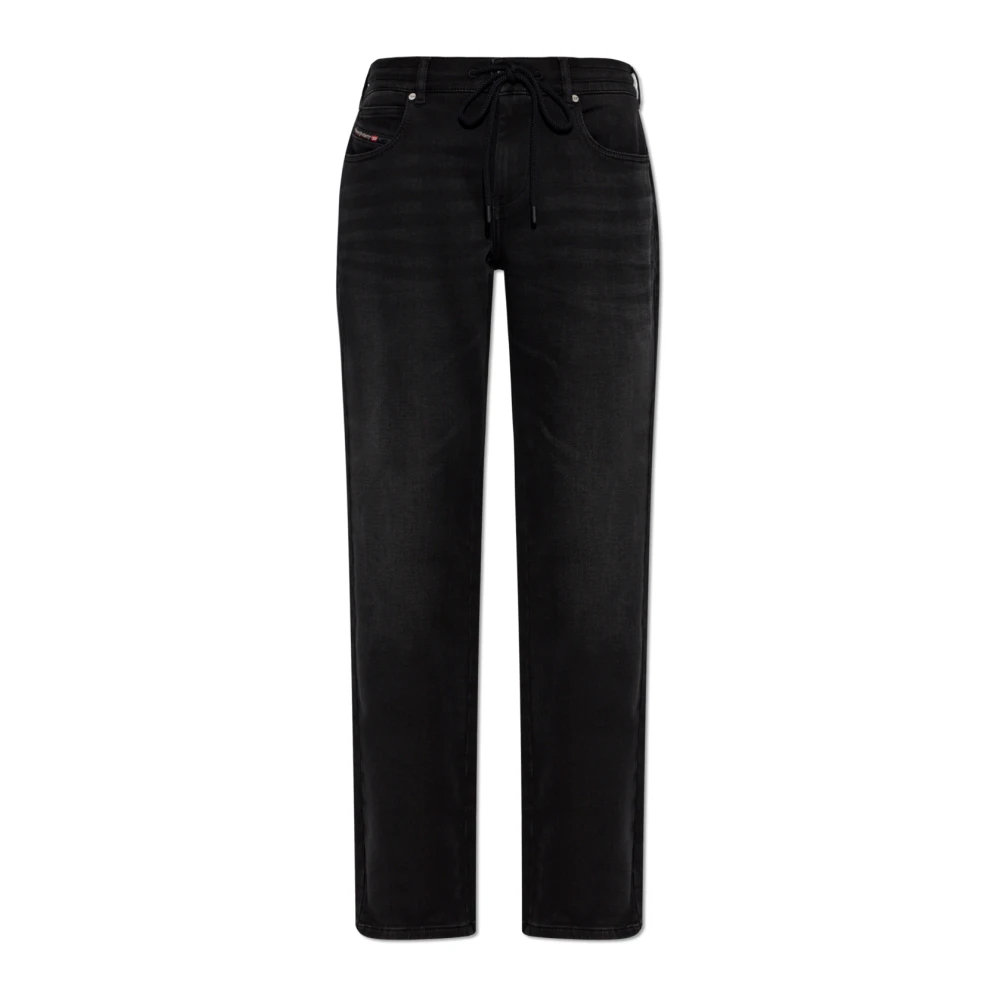 Diesel Vrouw Zwart Jeans Dames, W26, Katoen, 2071 D-Meel Jogg