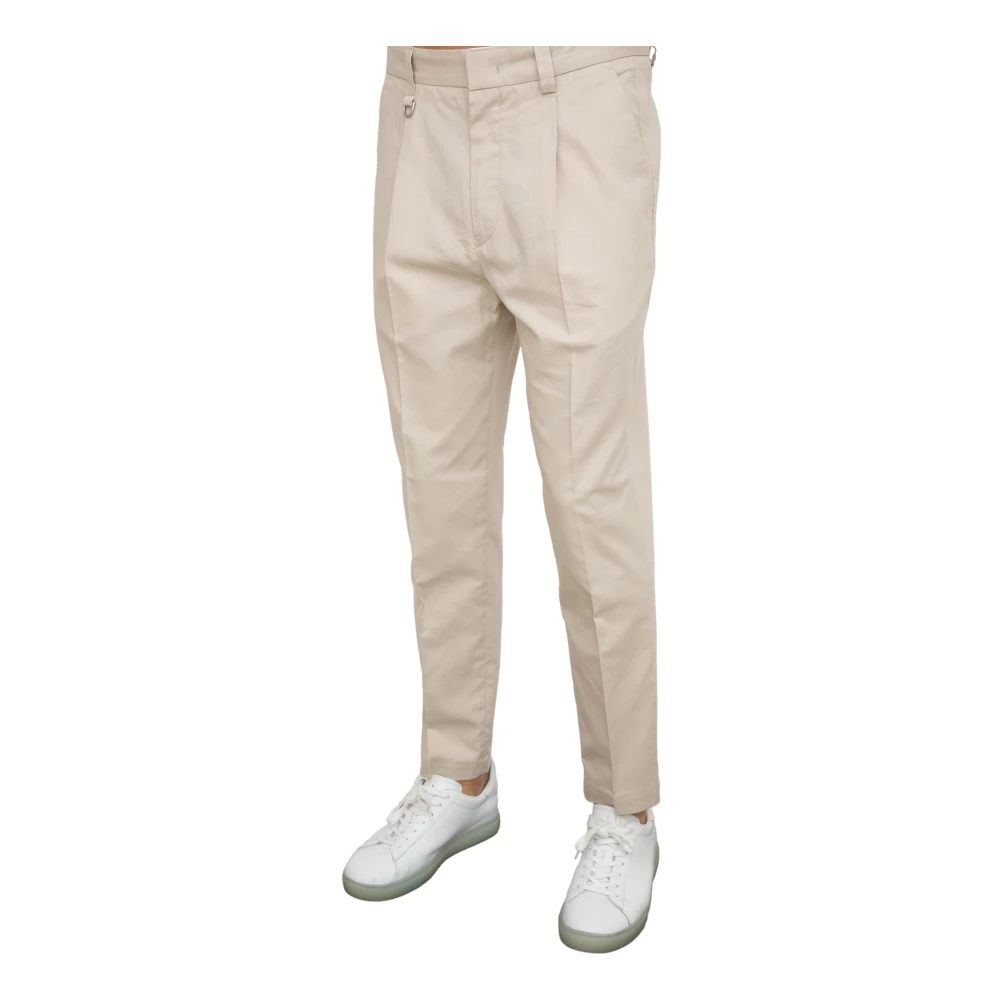 Paolo Pecora Beige Stoffen Broek Beige Heren