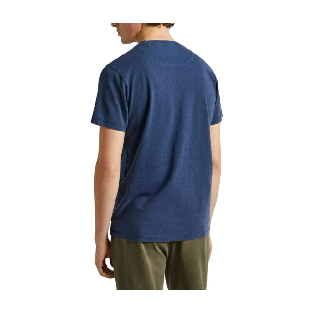 Pepe Jeans Blauwe Cherry T-shirt Blue Heren