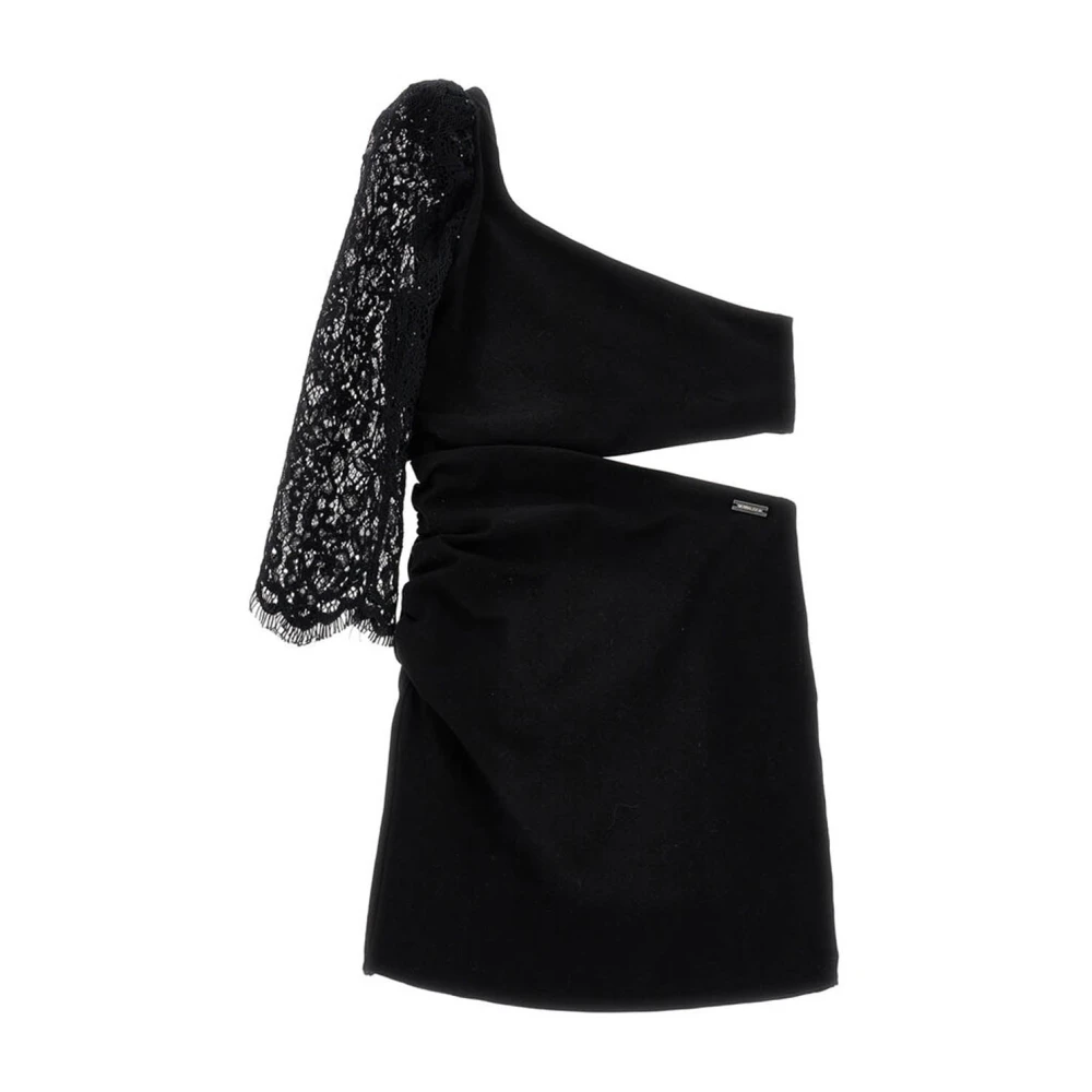 Monnalisa Girls Black One-Shoulder Sheath Dress - Dresses - 15 Y - Kids