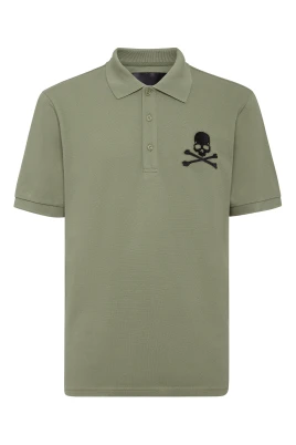 Pique Polo Shirt SS Skull&Bones