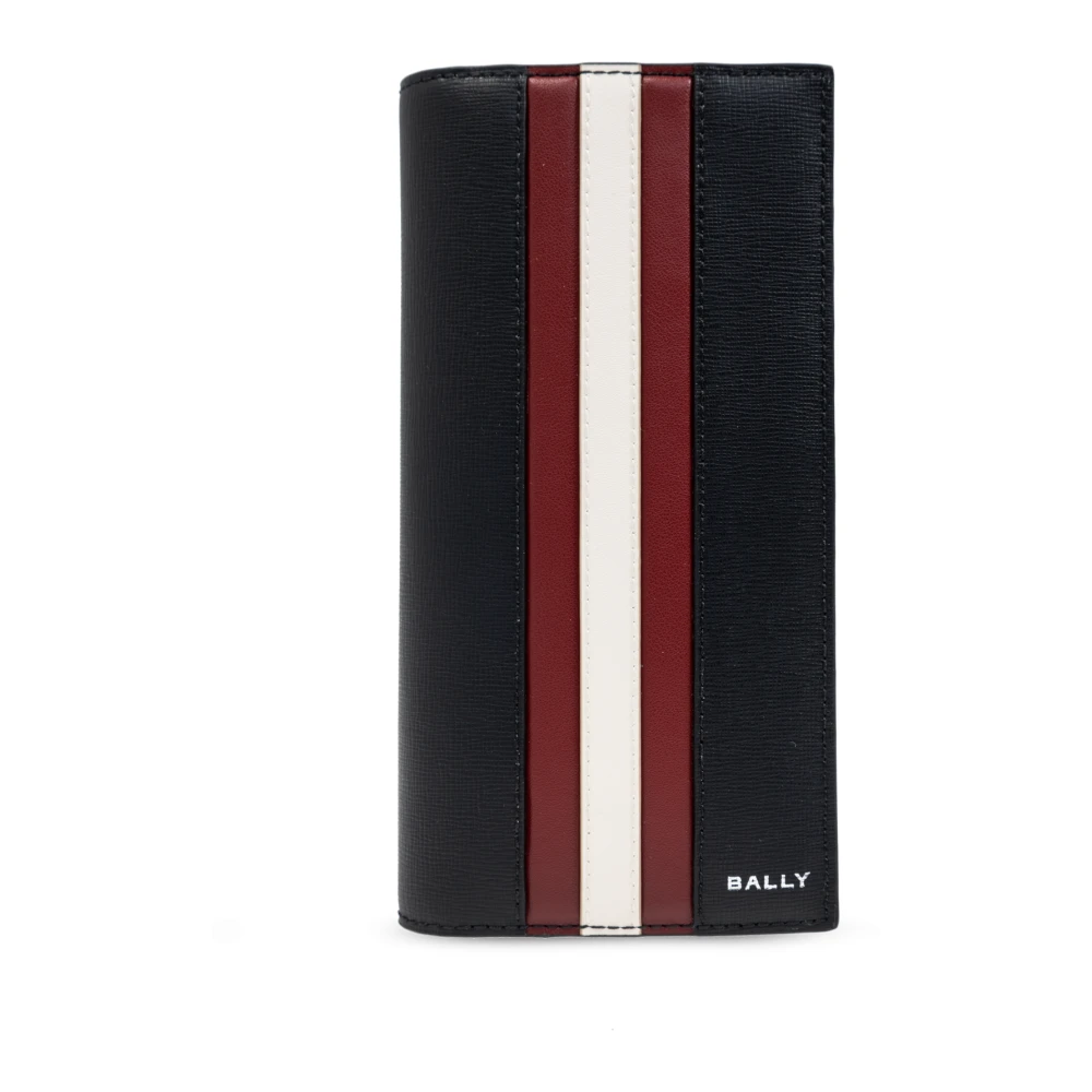 Bally Leren Portemonnee Black Dames