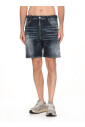 short-en-coton-bleu-avec-details-uses