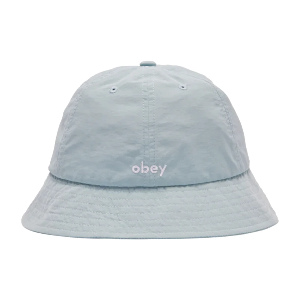 Obey Surf Spray Nylon Ongestructureerde Bucket Hat Blue Heren