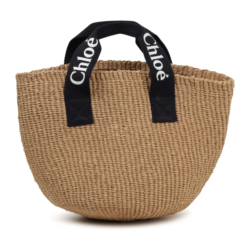 Chloé Beige Korgväska i Pappersfiber Beige, Flicka