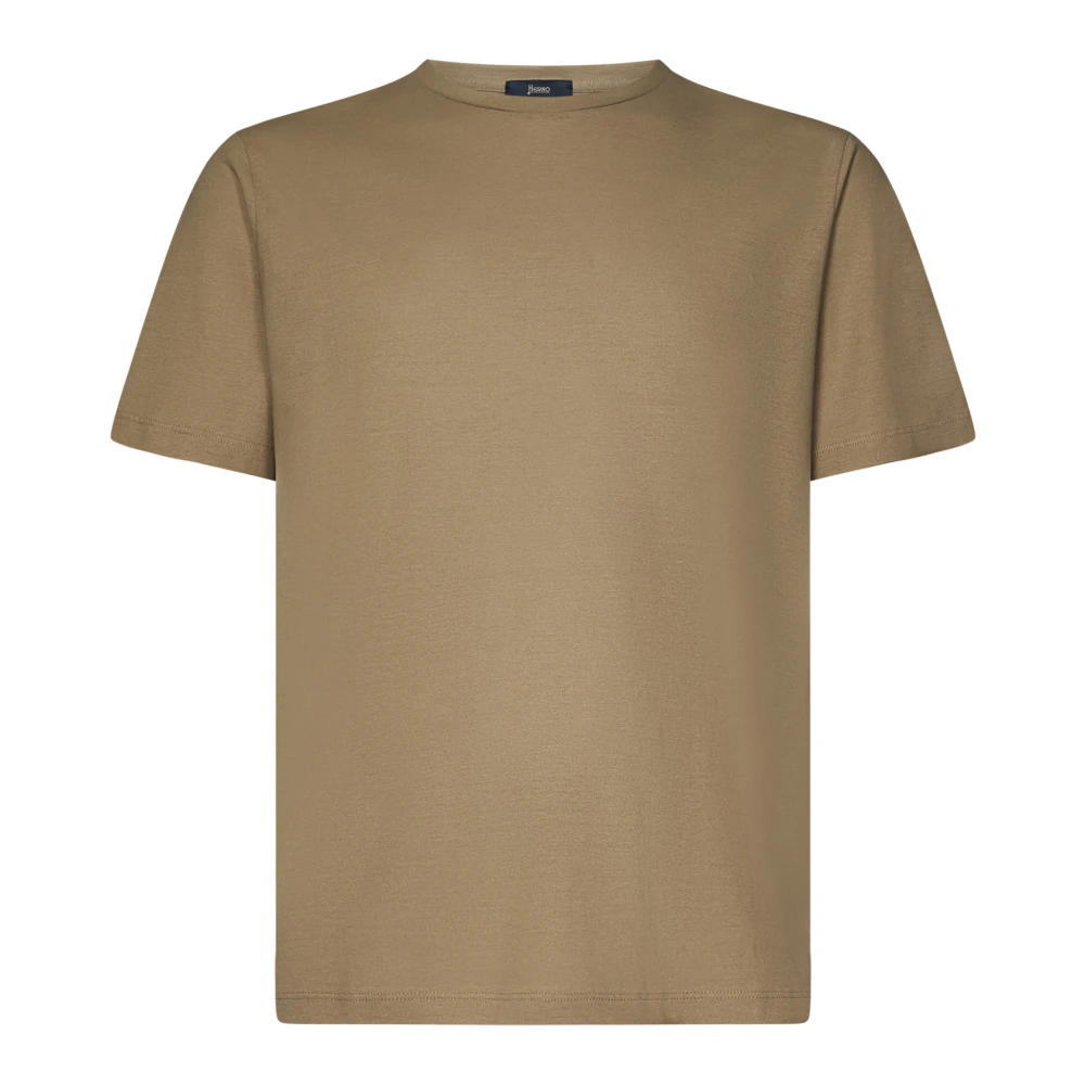 Herno - Tops > T-Shirts - Beige - Herno - Modalova