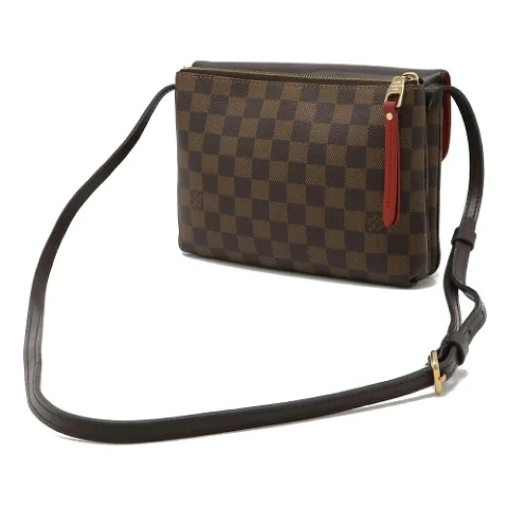 Louis Vuitton Vintage Pre-owned Plastic shoulder-bags Brown Dames
