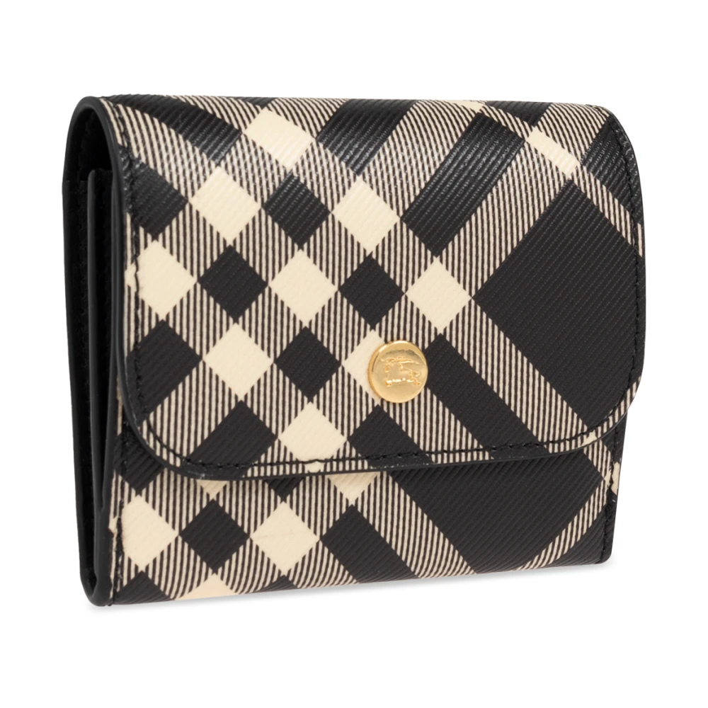 Burberry Portemonnee met ruitpatroon Black Dames