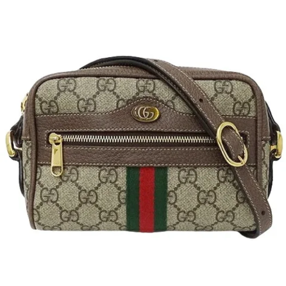 Gucci Vintage Pre-owned Fabric crossbody-bags Multicolor Dames