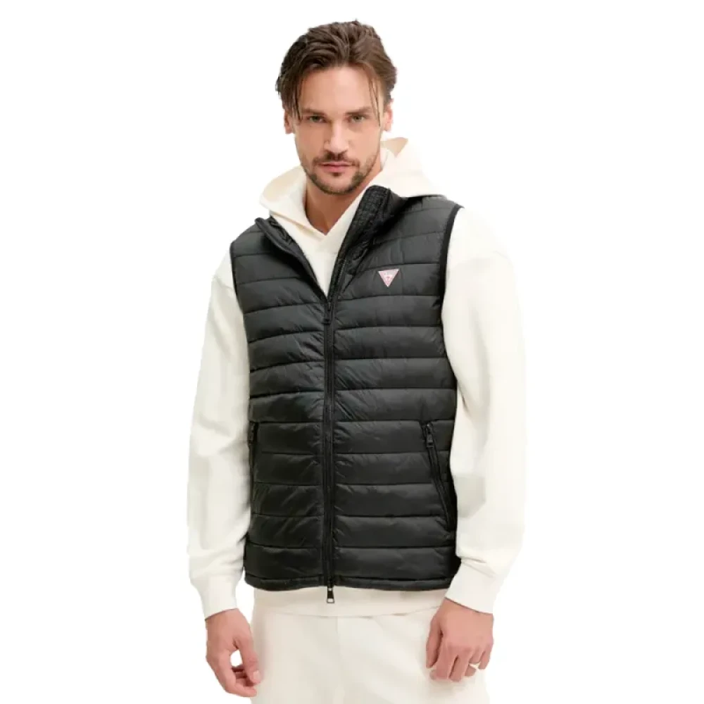 Guess - Jackets > Vests - Black - Guess - Modalova