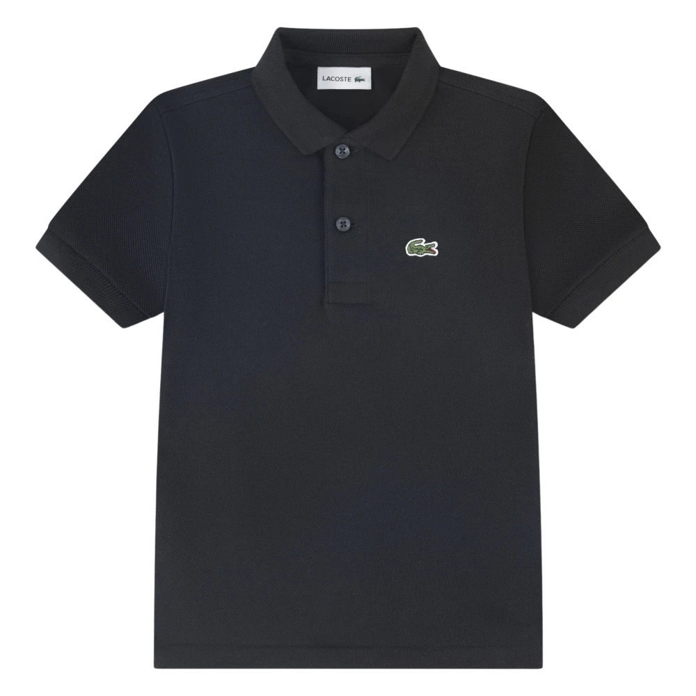 Lacoste Boys Black Petit Piqué Polo