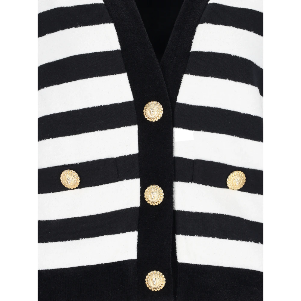 Balmain Zwarte Sweaters voor Mannen Black Dames