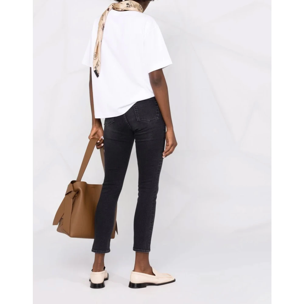 Acne Studios Zwarte Slim Fit Skinny Jeans Black Dames