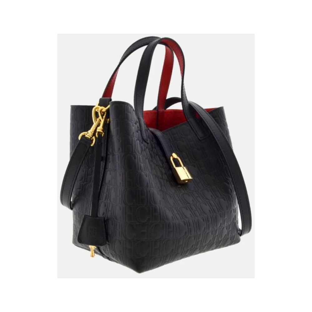 Carolina Herrera Matryoshka Locked XS Handtas Black Dames