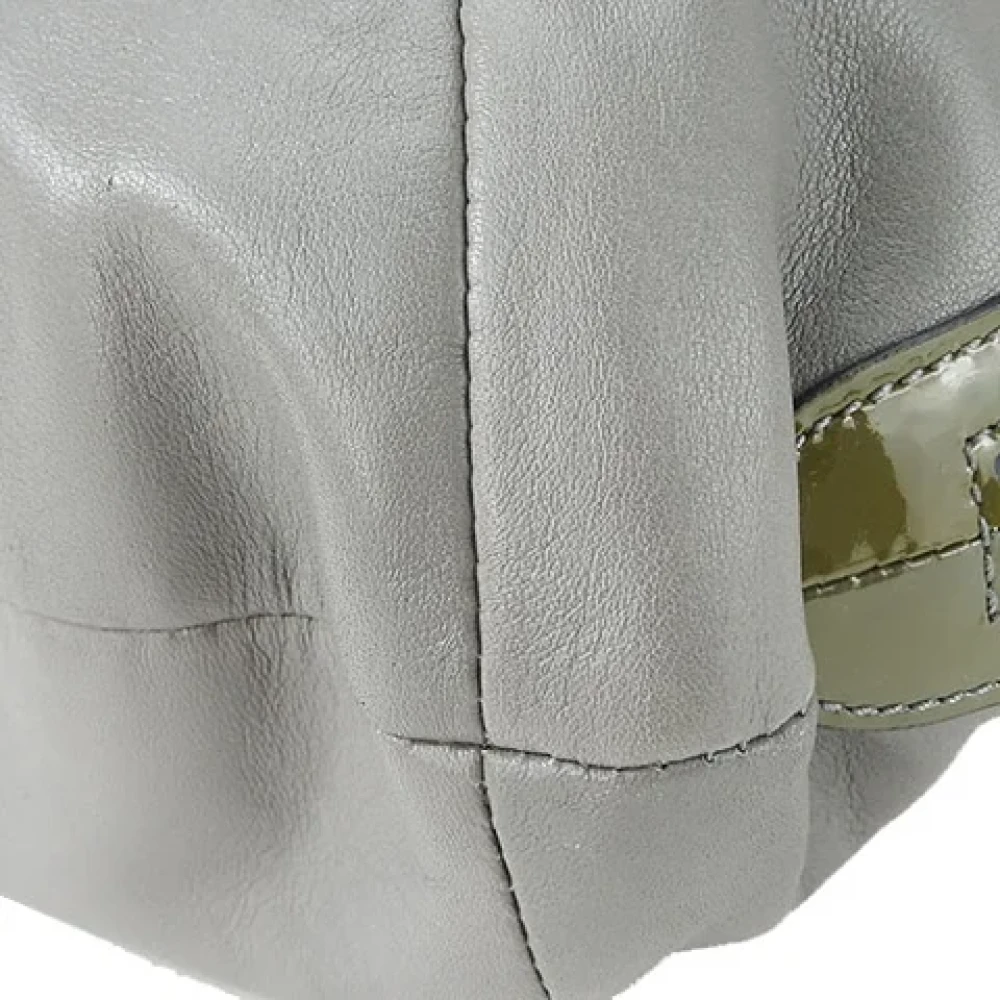 Coach Pre-owned Leather shoulder-bags Gray Dames