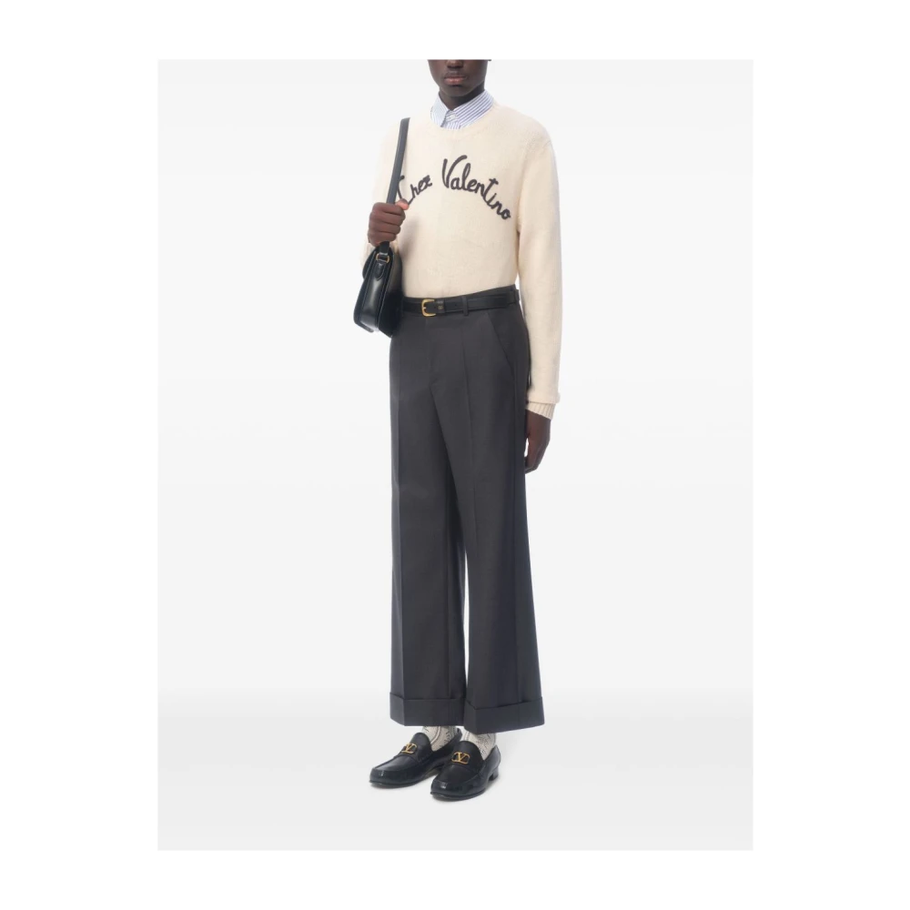Valentino Garavani Witte Sweater Herenmode White Heren