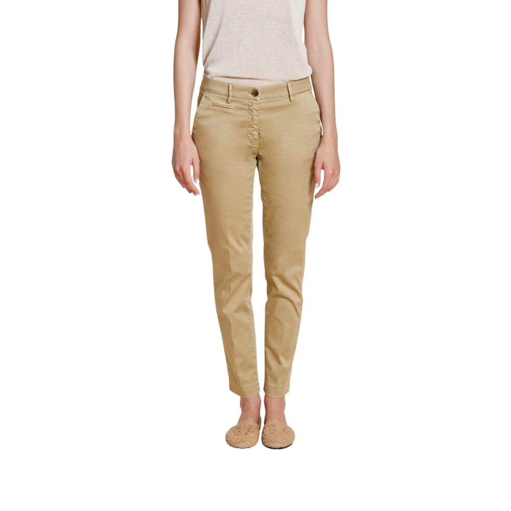 Mason's Femme Beige - Pantalon Chino Slim New York - Pantalons - Taille: 36 Fr
