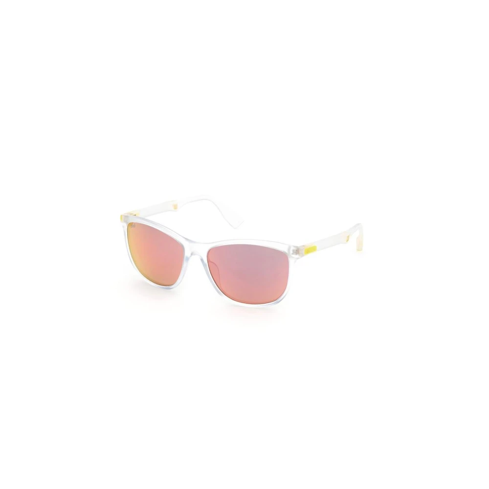 Web Eyewear Men's Gray Acetate Sunglasses With Uv Protection