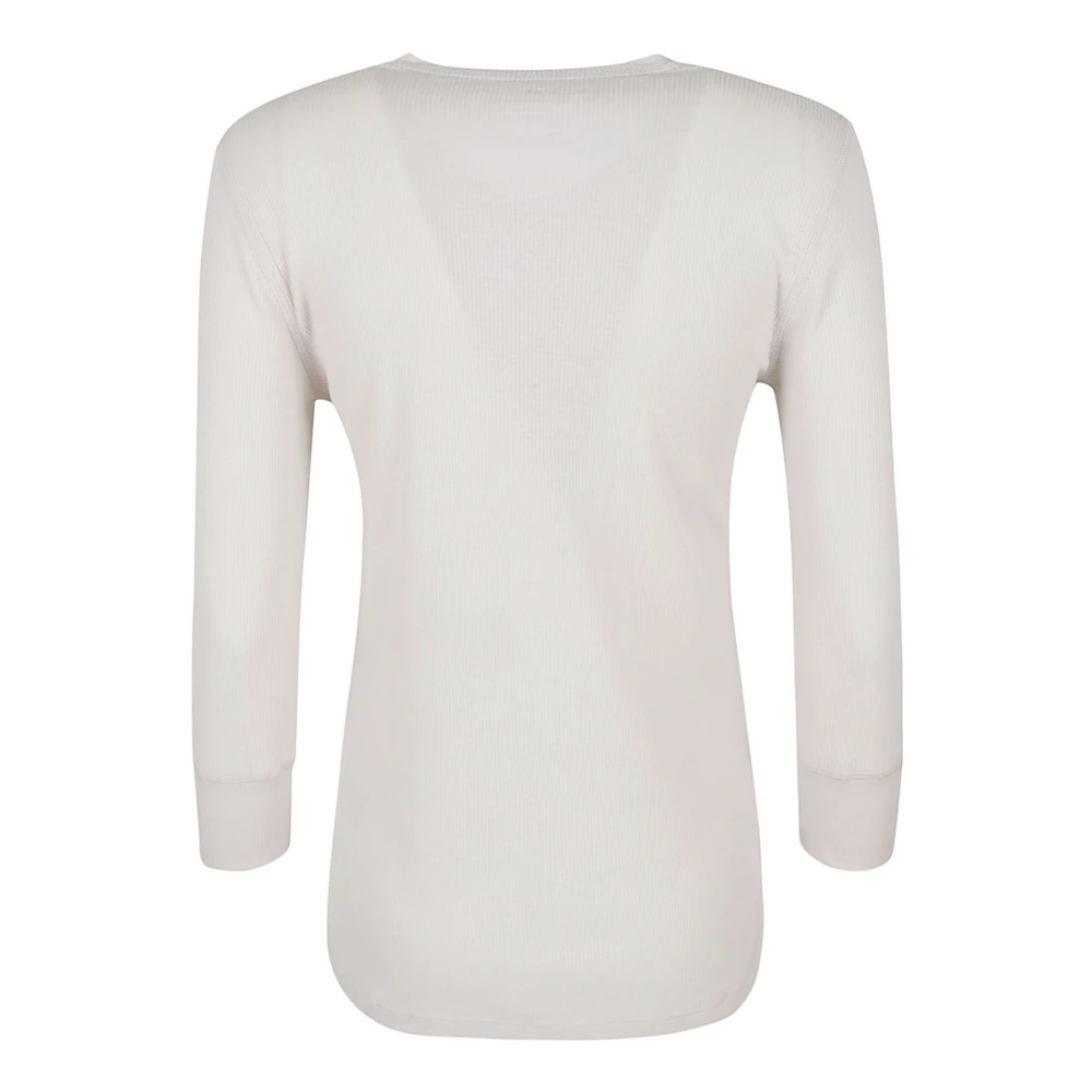 majestic filatures Grijze Lyocell Katoenen T-shirts en Polos Gray Dames