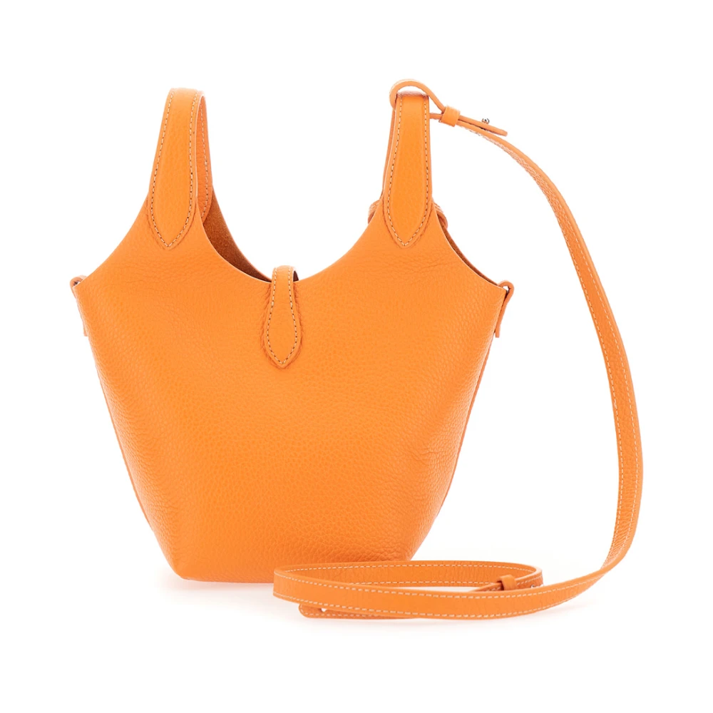 Polo Ralph Lauren Speel Oranje Handtas met Pony Borduurwerk Orange Dames