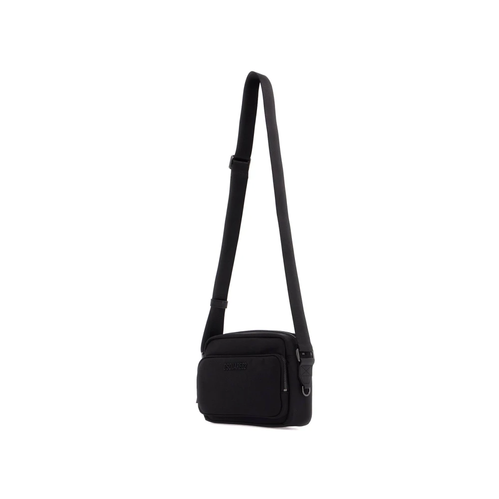 Dsquared2 Urban Crossbody Tas met Cordura Nylon Black Heren