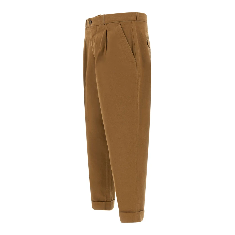 Re-Hash Bruine Casual Broek Brown Heren