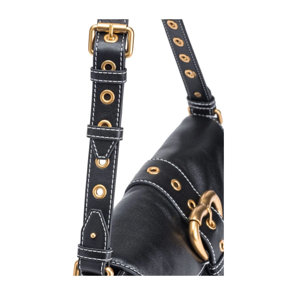pinko Stijlvolle Zwarte Tassen Black Dames