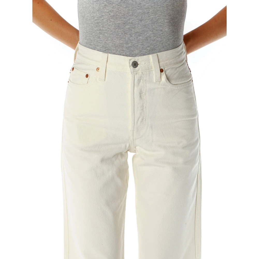 Levi's Straight Jeans Beige Dames
