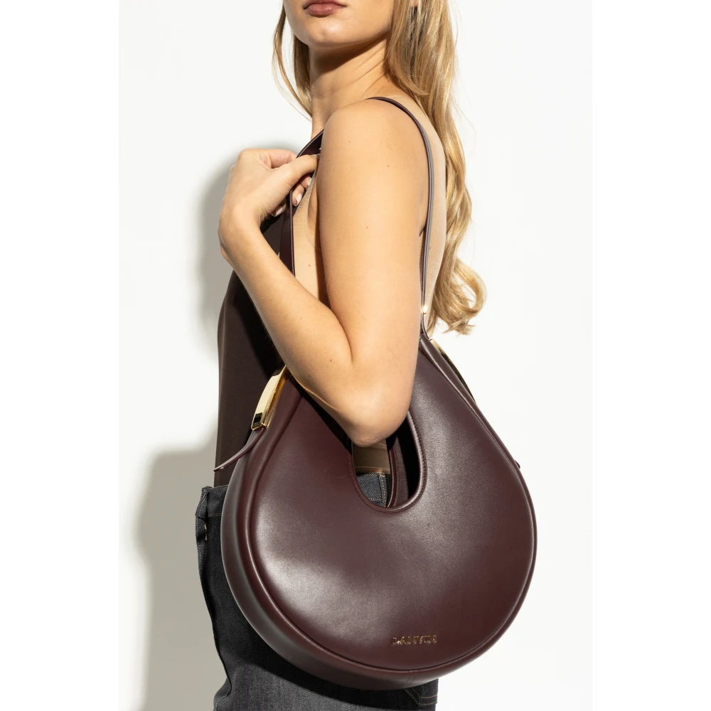 Lanvin Cymbal PM hobo tas Red Dames