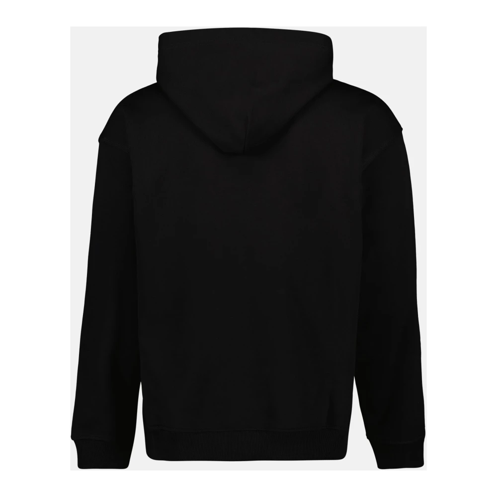 Diesel Zwarte Hoodie Herfst-Winter 2024 Mannen Black Heren