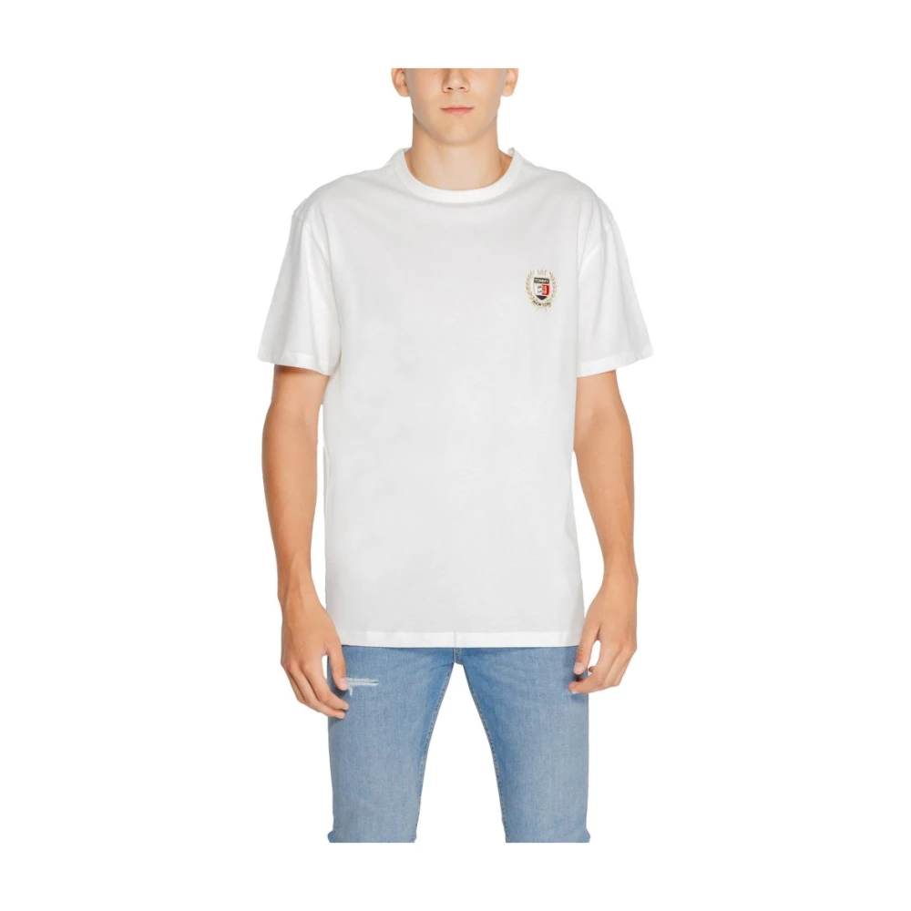 Tommy Jeans Gerecycled katoen heren herfst winter t-shirt White Heren