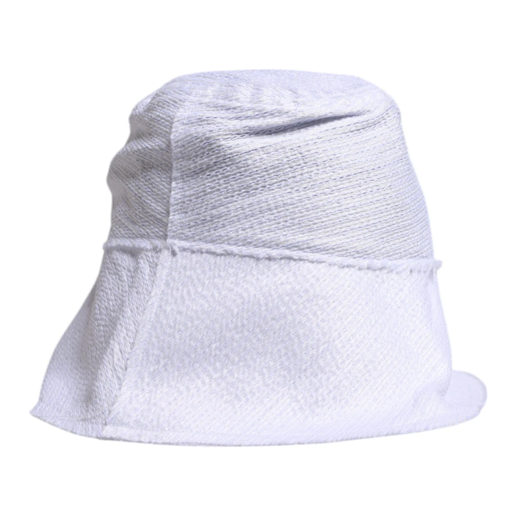Dolce & Gabbana Unisex White Wide Brim Bucket Hat