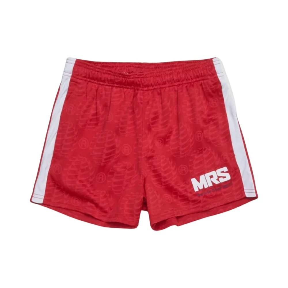 Nike Men's Red Training Shorts, L, Logo Motif Track Shorts