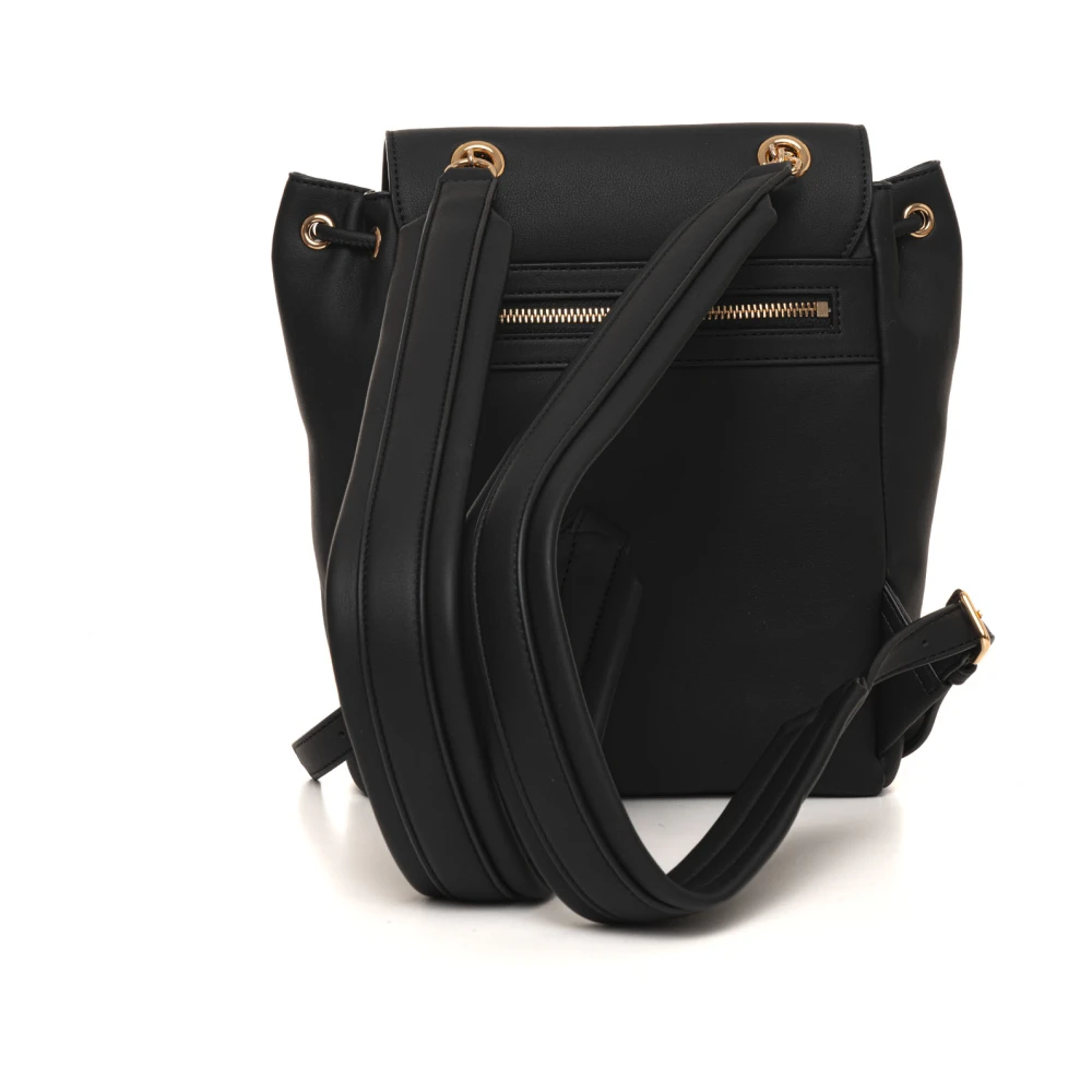 Love Moschino Stijlvolle rugzak met verstelbare banden Black Dames