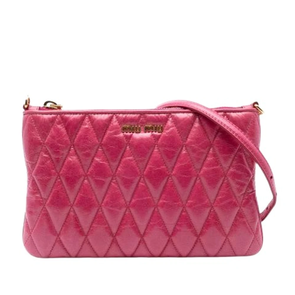 Pre-owned > Pre-owned Bags > Pre-owned Cross Body Bags - - Miu Miu Pre-owned - Modalova