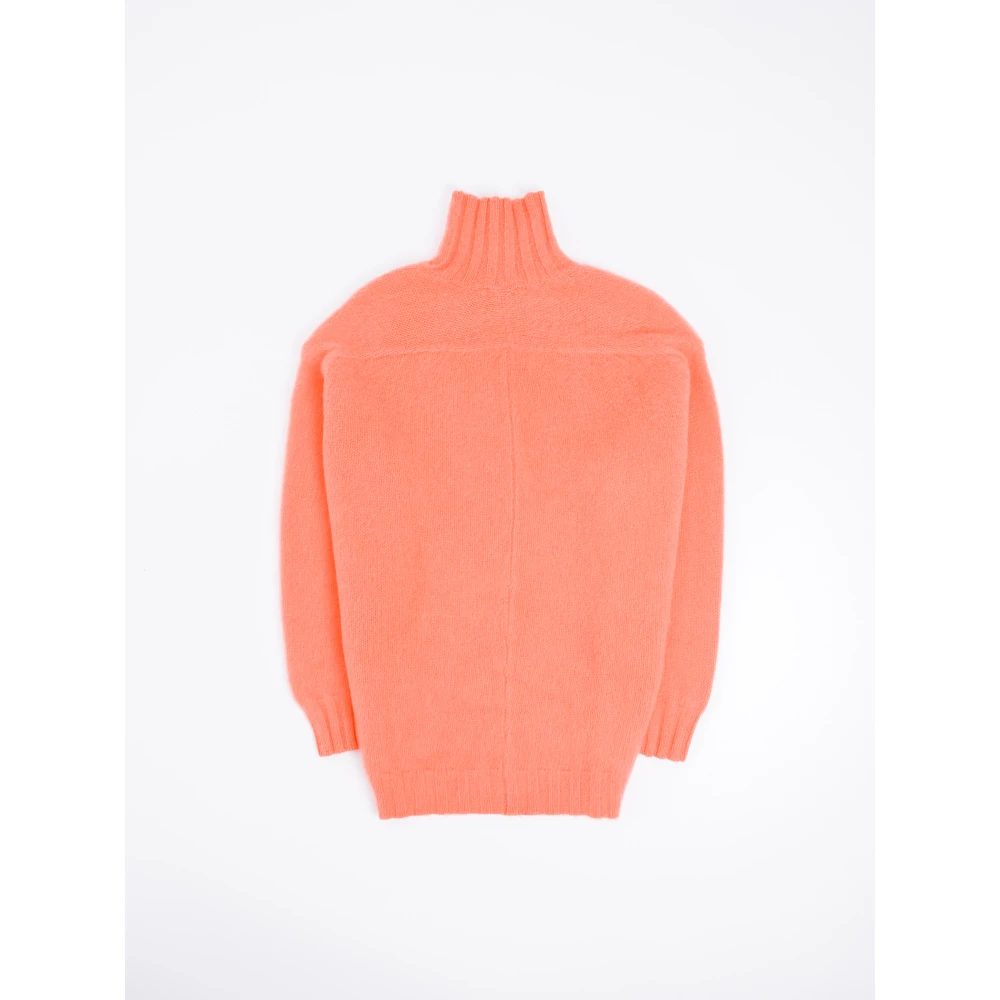 Avant Toi Luxe Merino Cashmere Turtleneck Jumper Red Dames