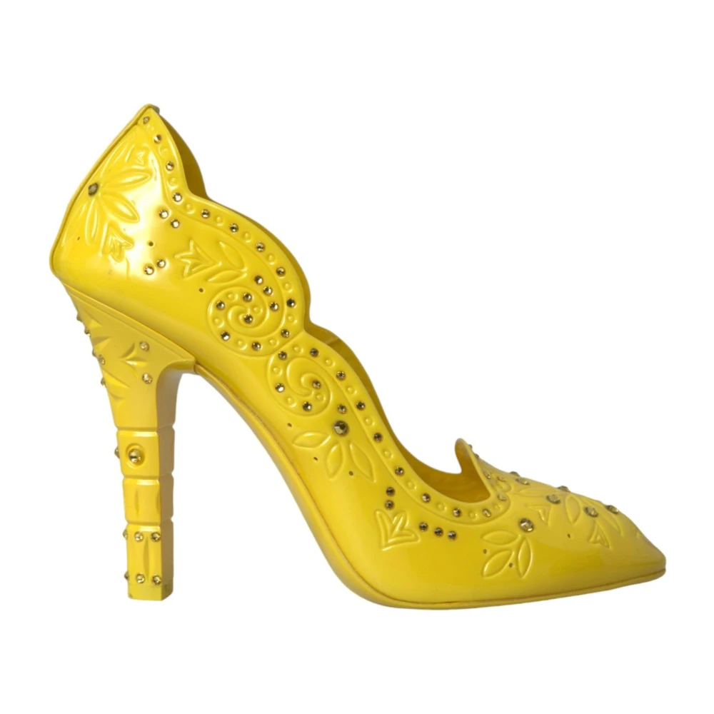 Dolce & Gabbana Donna Giallo Cristallo Tacchi Alti Pumps