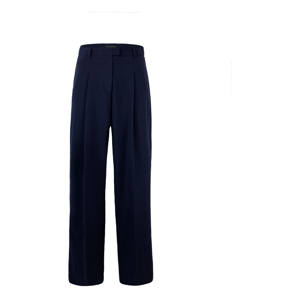 Liu Jo Vrouw Blauw Elegante Slim Fit Broek