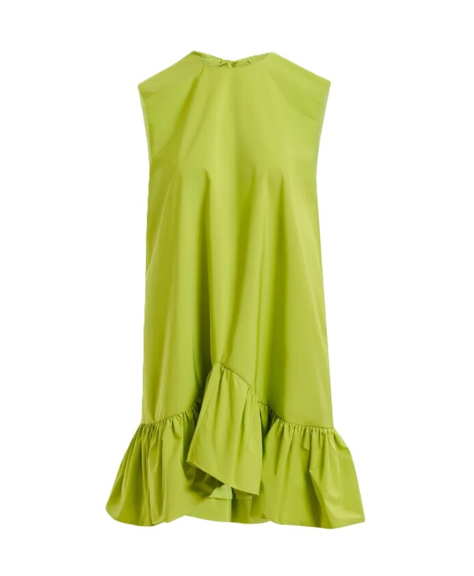 ruffle-mini-dress-with-ruched-details