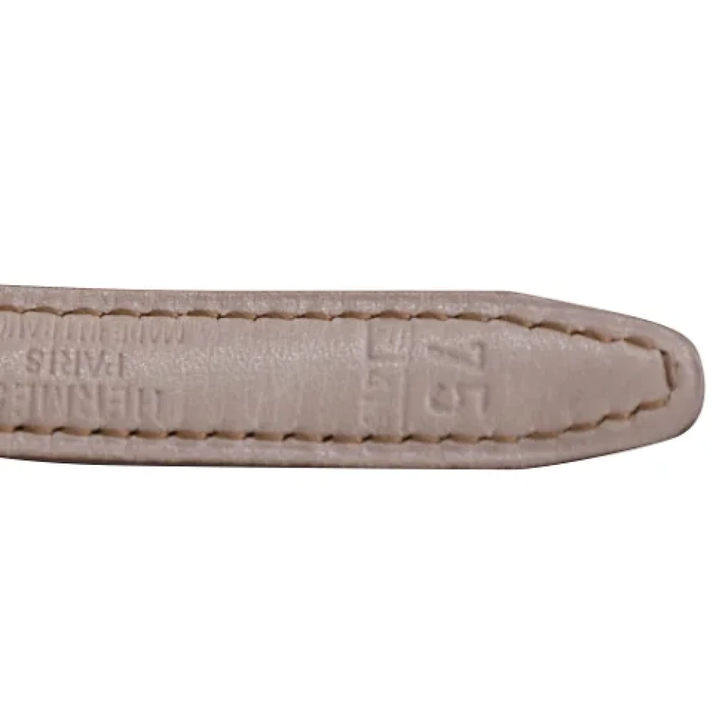 Hermès Vintage Pre-owned Leather belts Black Dames