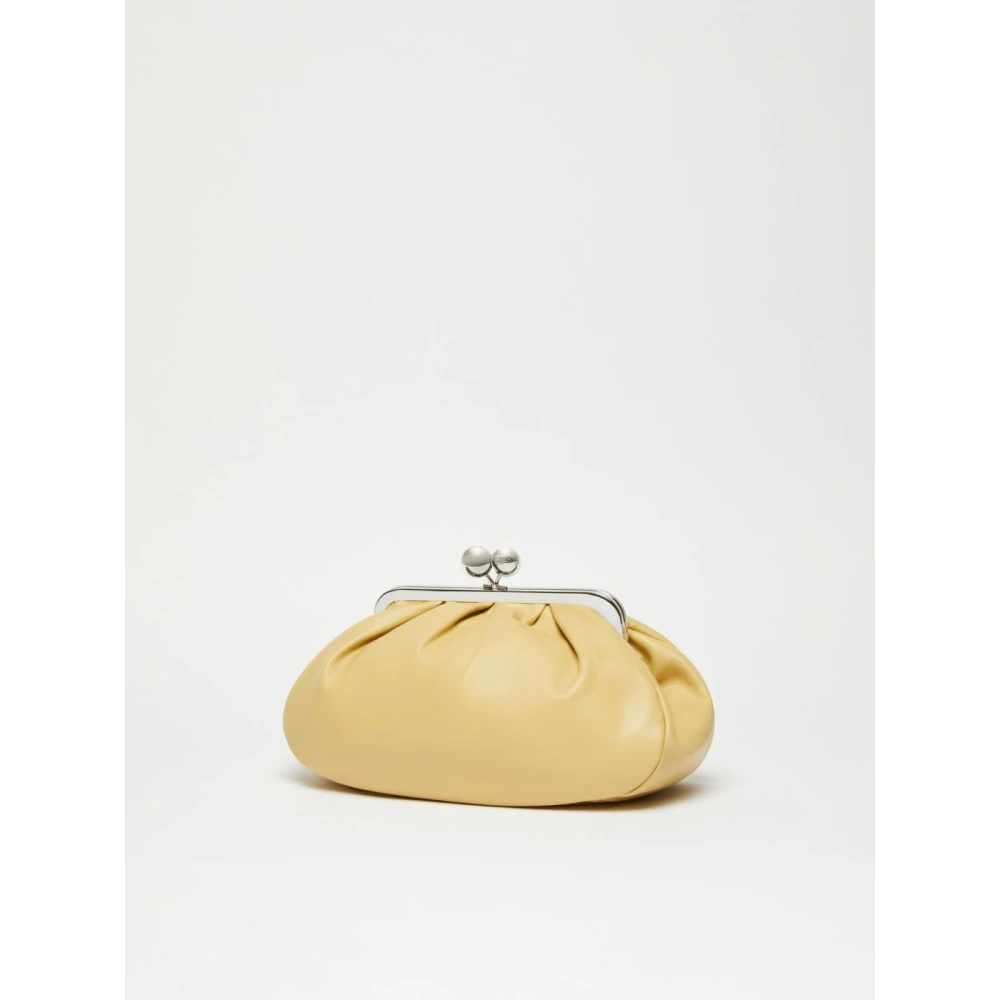 Max Mara Weekend Pasticcino Leren Tas met Afneembare Banden Yellow Dames