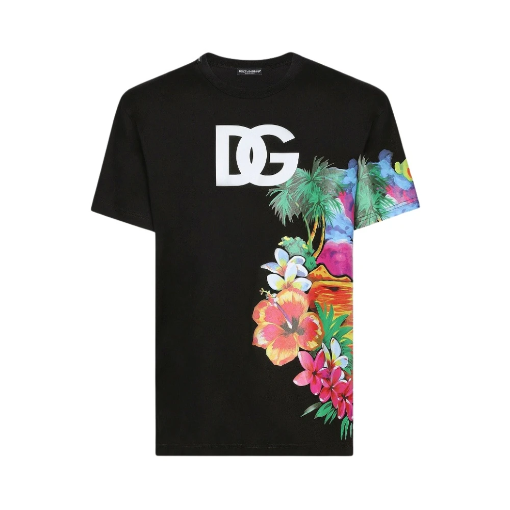 Dolce & Gabbana Casual Katoenen T-Shirt Black Heren