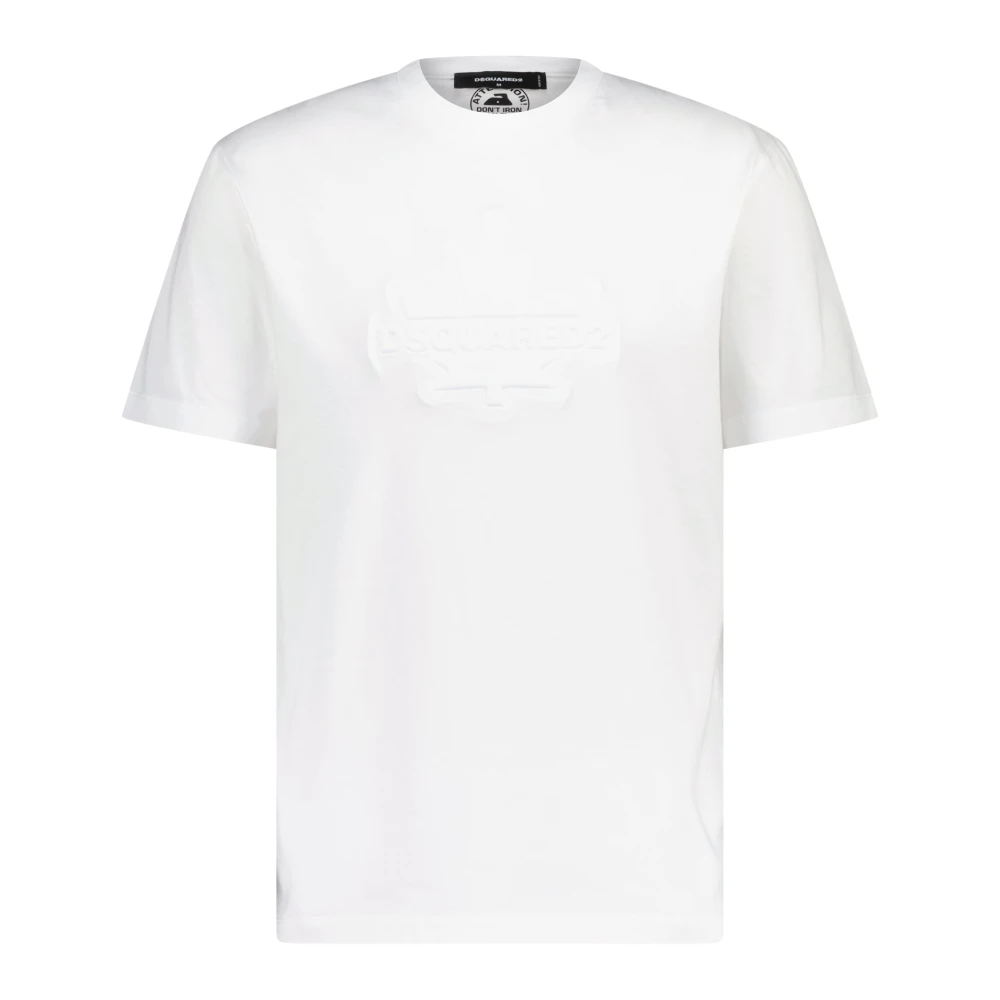 Dsquared2 Logo-Print T-Shirt White Heren