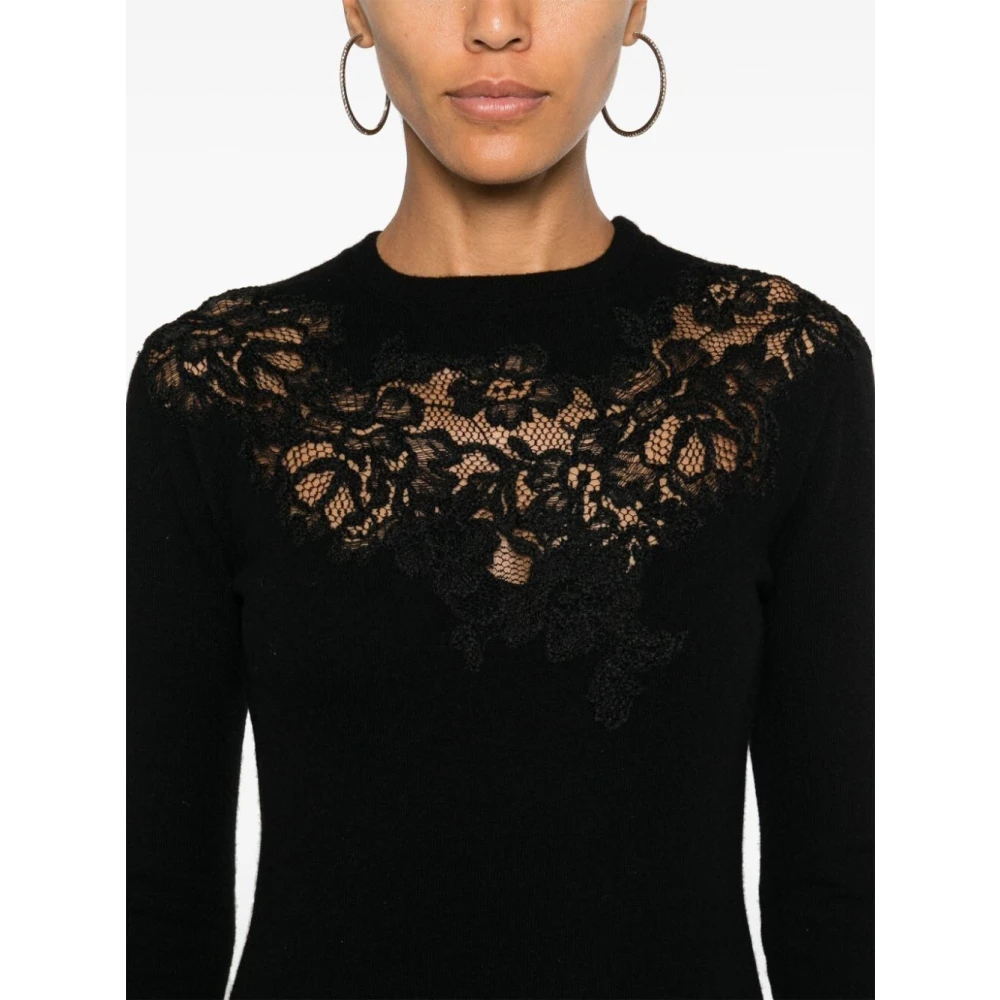 Ermanno Scervino Lange mouwen shirt Black Dames