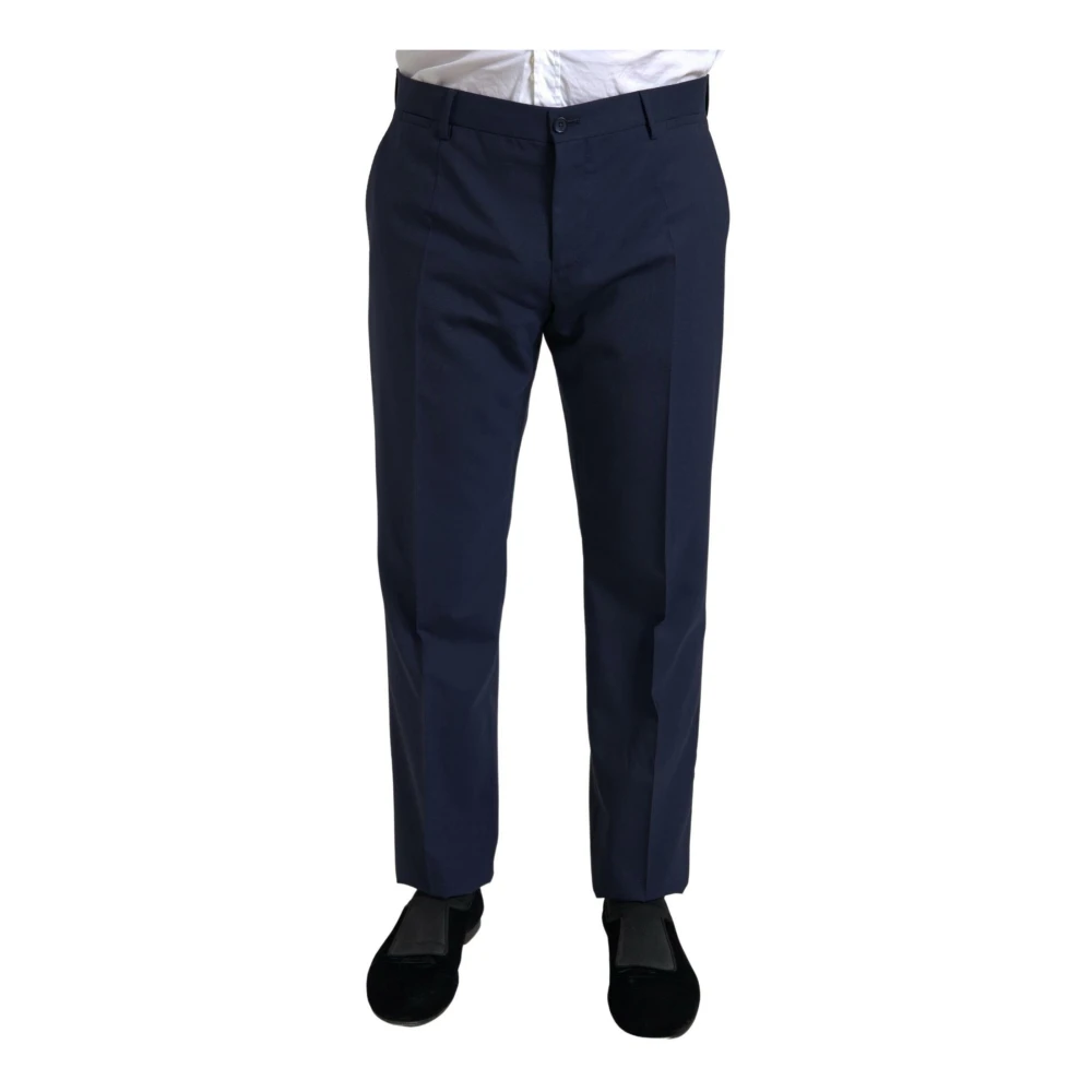 Dolce & Gabbana Blauw Classic Fit Suit Martini Blue Heren