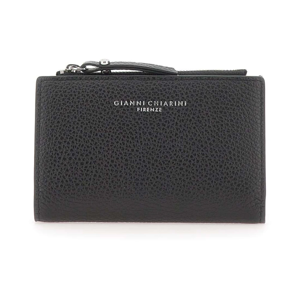 Gianni Chiarini Women's Black Wallets & Cardholders, One Size, Wallet Grain