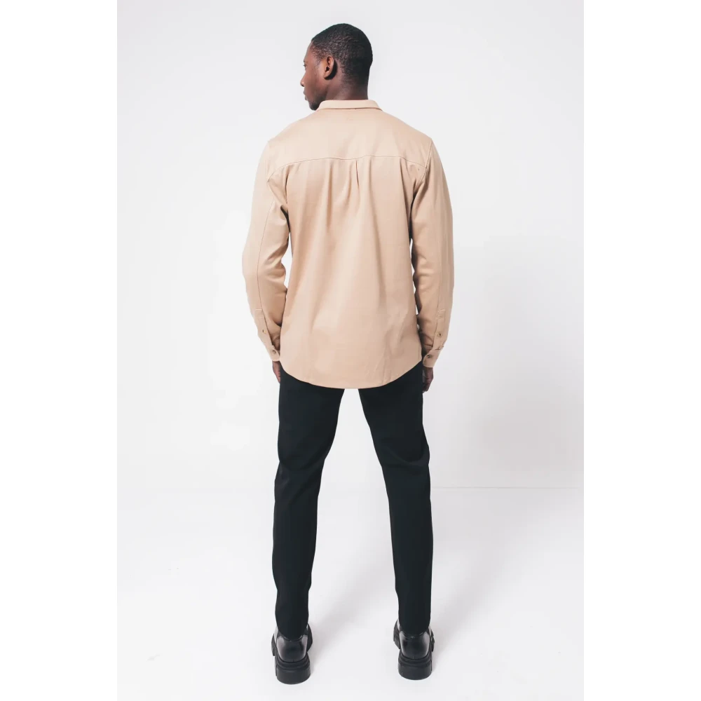 Aeden Marley Sand Shirt Stijlvolle Casual Kleding Beige Heren
